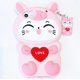 thumbnail image 1 of Funda de silicona suave con dibujos 3D para iPhone, carcasa con dibujos de animales, pato, unicornio, oso, 6s, 7, 8 Plus, X, XR, Xs, 11, 12 Pro Max Fivean unisex, 1 of 2