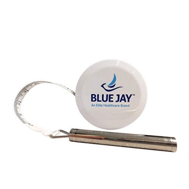 Blue Jay An Elite Healthcare Brand Measure It Measuring Tape for Body Measurements with Gulick Spring | Crafted with Fiberglass and Push Button Retractable | 6 ft
