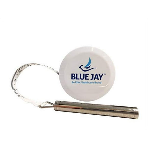 Blue Jay An Elite Healthcare Brand Measure It Measuring Tape for Body Measurements with Gulick Spring | Crafted with Fiberglass and Push Button Retractable | 6 ft
