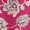 Raspberry Sketch Botanical, variant on Woman Within Plus Size Perfect Printed Short-Sleeve V-Neck Tee