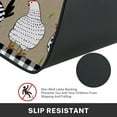 thumbnail image 5 of Rooster Kitchen Rugs and Mats Non Skid Washable Set of 2, Cartoon Farmhouse Chicken Kitchen Mats for Floor, Black White Kitchen Runner Rug, Vintage Kitchen Decor, 5 of 6