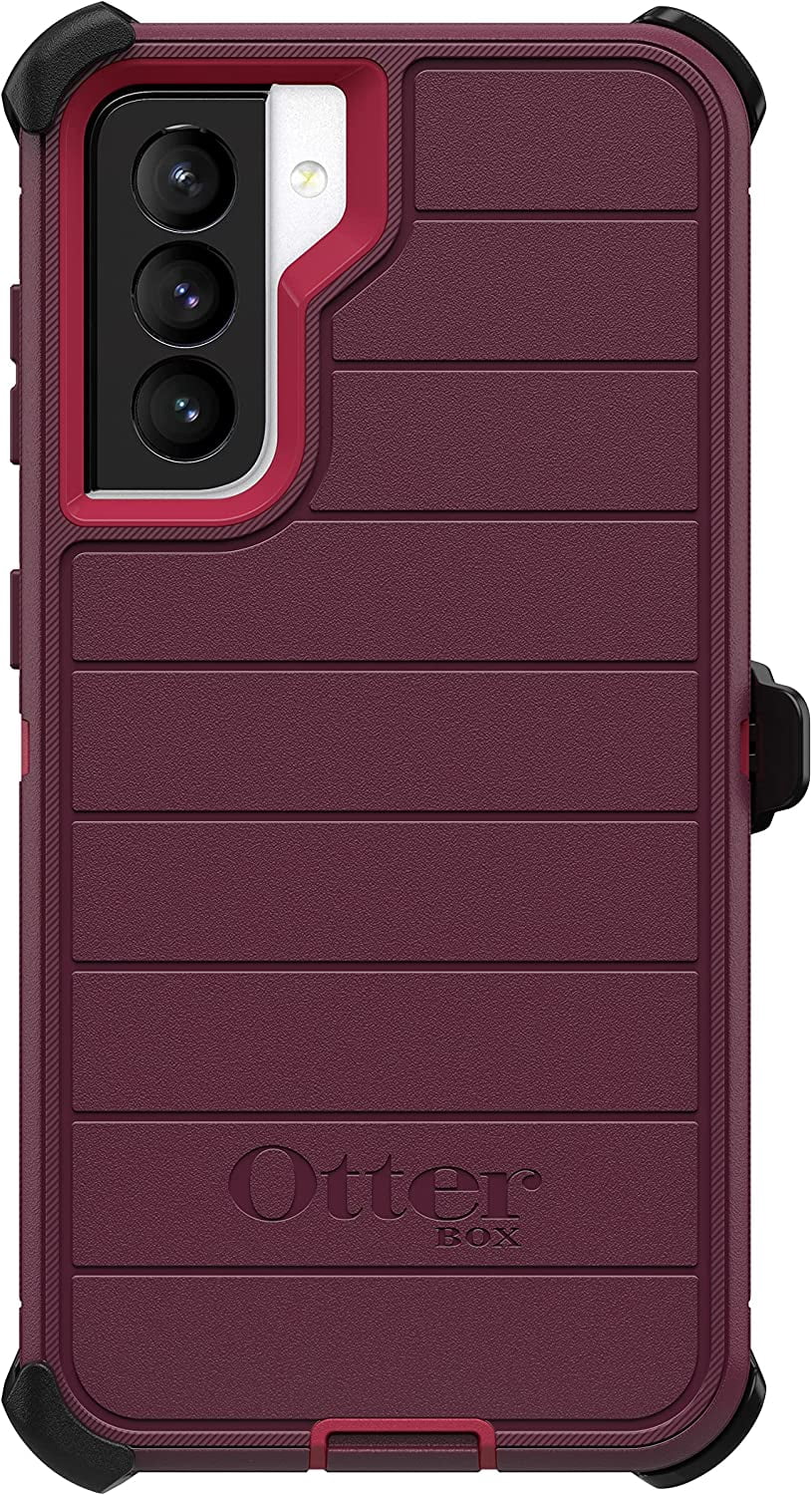 OtterBox Galaxy S21 5G (Only) - Defender Series Pro Case - Berry Potion (Raspberry Wine/Boysenberry) - Screenless Edition - Rugged & Durable - with Port Protection - Holster Clip Included - Non-Retai