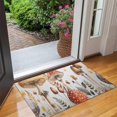 thumbnail image 2 of Red Mushroom Flower White Pattern Door Rugs,Washable Non Slip Door Mats Indoor,Decorative Door Mats,Entry Mat Indoor for Entrance,Bedroom,Kitchen,Bathroom,17"x30", 2 of 6
