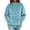 Light Blue, variant on Tqcoqu Women's Warm Double-Sided Fleece Hoodie,Oversized Kangaroo Pocket Long Sleeve Sweatshirt,Army Green Women's S-XXL