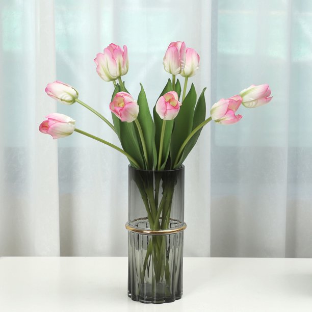 Trayknick Single Branch Simulation Flower Easy Care Realistic Nofading No Withering Table