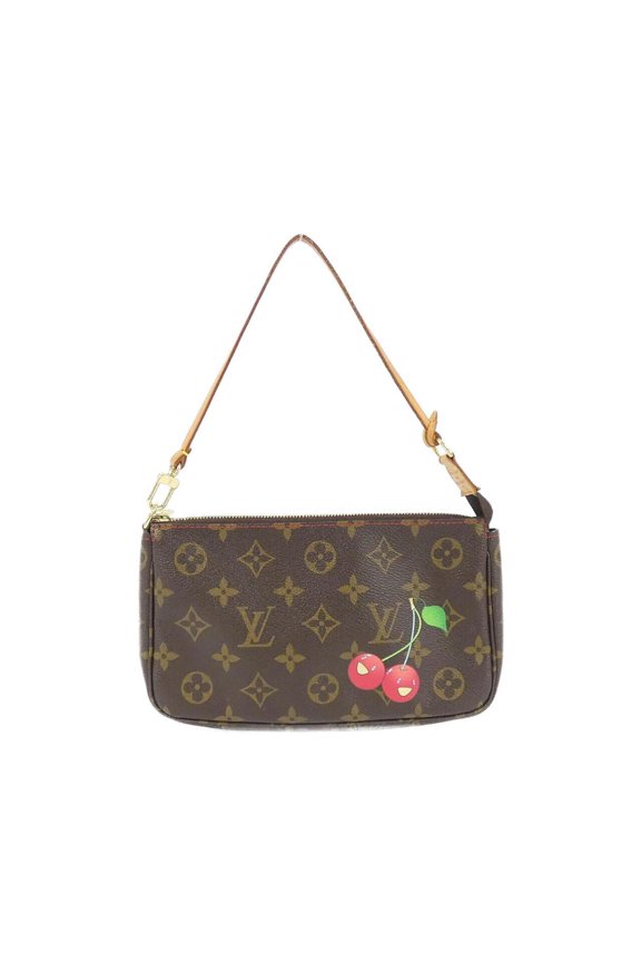 Pre-Owned Louis Vuitton Monogram Cherry Pochette Accessoires M95008 Accessory Pouch