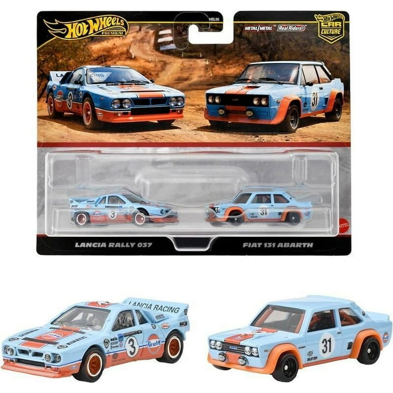 Hot Wheels Premium Car Culture 2 Pack Lancia Rally 037 / Fiat 131