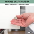 thumbnail image 4 of Ilyapa Satin Nickel Kitchen Cabinet Knobs - Minimalist Cylindrical Whistle Knob Handles - 25 Pack of Kitchen Cabinet Hardware, 4 of 7
