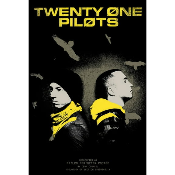 Twenty One Pilots - Music Poster (Trench Vultures) (Size: 24" x 36")