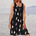 thumbnail image 1 of SMihono Robe d'Été Grande Taille pour Femmes 2023 Mode Décontractée Imprimée Sans Manches Col Rond, 1 of 6