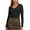 Black, variant on Spring Tops for Women Base Layers for Women Fleece Women's Winter New Slim Fit V-neck Long Sleeved Undershirts For Women $5 Top Beige M