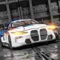 thumbnail image 2 of Coche deportivo de aleación BMW M4 GT3, vehículo de juguete de Metal fundido a presión, modelo de simulación de sonido y luz, colección de regalo para niños, 1:24, 2 of 5