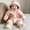 Pink, variant on YHAJDS Girls Boys Winter Fleece Clothes Hooded Romper Snowsuit Footed Jumpsuit