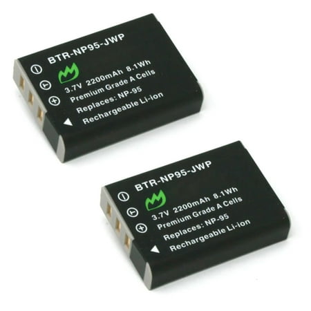 Replacement for Fujifilm Fuji XF10 Battery (2-Pack 2200mAh)