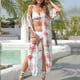 thumbnail image 4 of Mujer Moda Casual Erógeno Verano Manga Corta Estampado Gran Tamaño Protector Solar Playa Vacaciones Largo Gasa Cárdigan Blusa Odeerbi ODB-6, 4 of 8