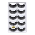 thumbnail image 1 of Xihbxyly En venta Pestañas postizas gruesas naturales 5 pares pestañas mixtas Pestañas de visón de imitación Pestañas postizas artificiales puras, 1 of 2