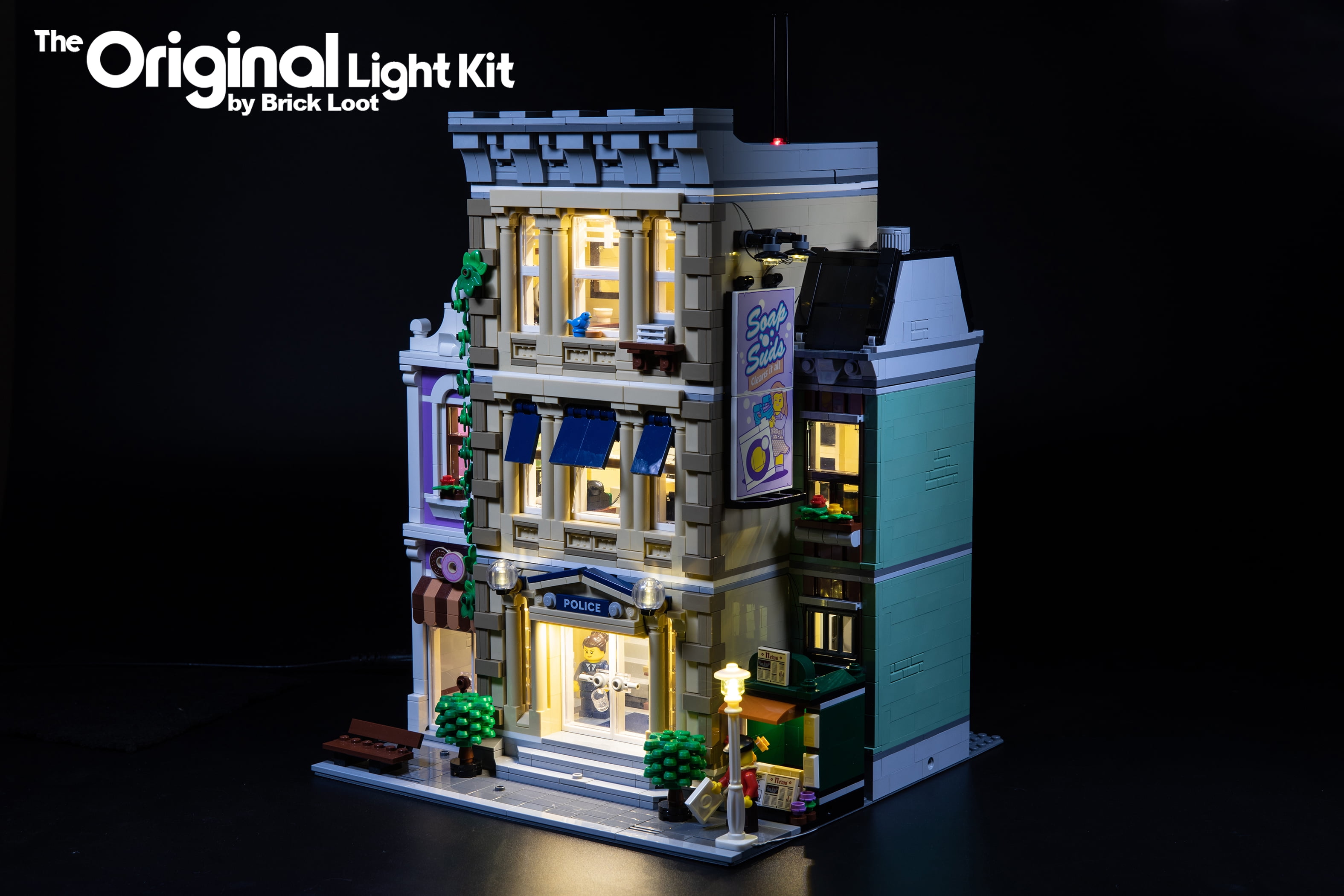 Brick Loot Original LED Light for the LEGO® Creator Police Station 10278 - LEGO set not included - Walmart.com