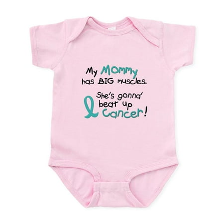 

CafePress - Big Muscles 1.2 TEAL (Mommy) Infant Bodysuit - Baby Light Bodysuit Size Newborn - 24 Months
