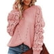 thumbnail image 1 of Suéter de punto para mujer, elegante jersey de cuello redondo, manga larga, jersey de punto grueso, otoño invierno, tops lisos, tops S-XXL, 1 of 5