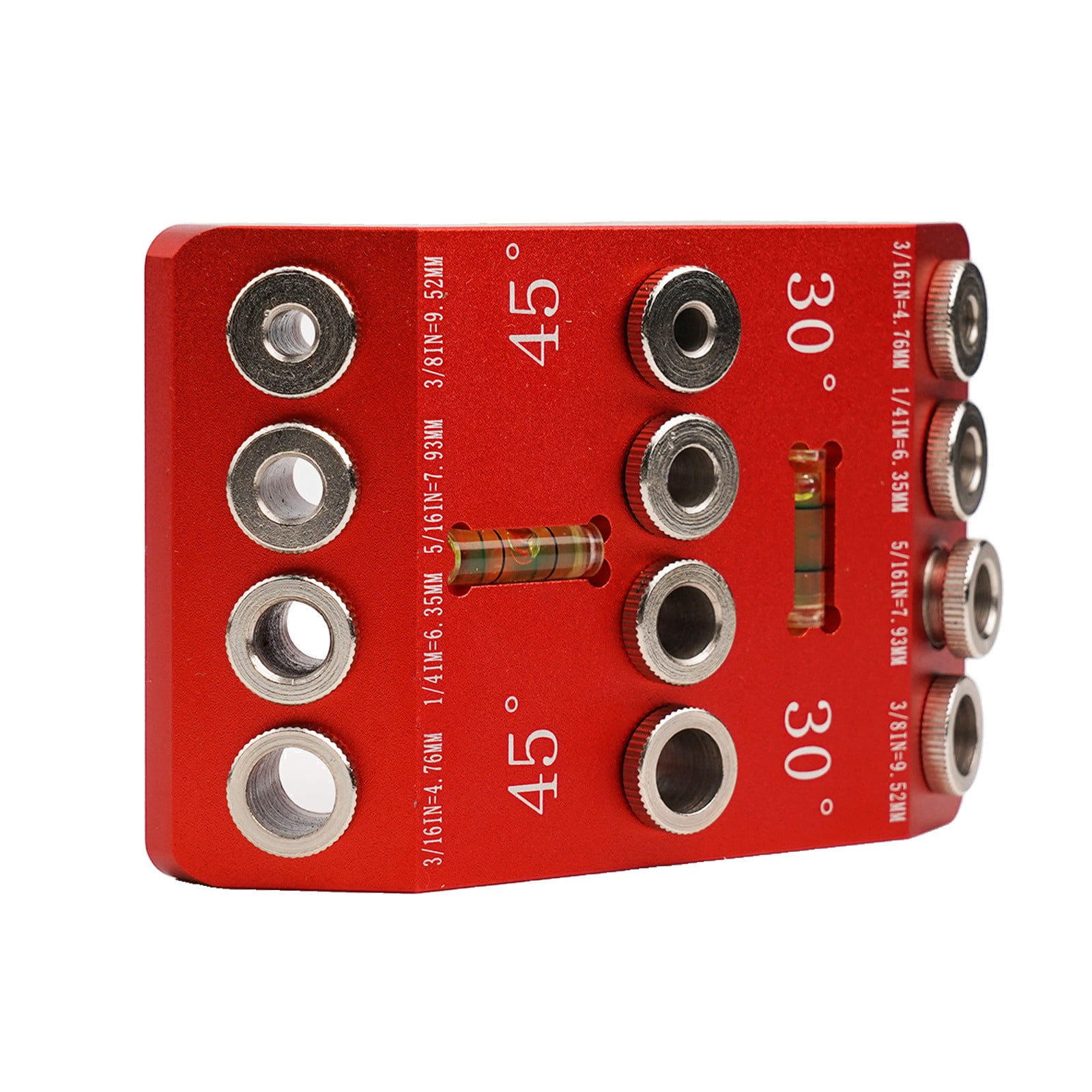 Wodtesl 30 45 90 Degree Angle Drill Hole Guide Jig For Angled And Straight Hole Drill Hole Guide Jig Stable Drilling With Locking Clamp