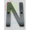 thumbnail image 3 of Apartment number N Sign ( Black Aluminium, 3 inch)-Floating Mount Apartment Number sign-The Mont Dom line -ref18722, 3 of 5