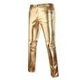 thumbnail image 1 of Pantalon en Cuir Slim Fit Brillant pour Homme, 1 of 4
