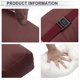thumbnail image 3 of Almohada para reposacabezas de automóvil Unique Bargains, soporte para cuello ergonómico y cómodo, franela, espuma de memoria, ancho ajustable, rojo, 1 pieza para conducción y viajes, 3 of 7