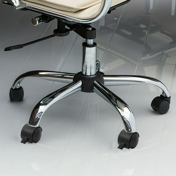 MLINS WORGEOUS 4pcs Pu Swivel Caster Wheels with Locking Brakes Replacement for Furniture and Small Carts Heavy Duty Quiet Casters