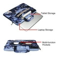 thumbnail image 2 of Mosiso 15" 15.4" 15.6" Laptop Messenger Shoulder Bag for MacBook Dell HP Acer Sony Lenovo Surface, School Travel Business Polyester Carrying Briefcase Sleeve Case with Trolley Belt, 2 of 6