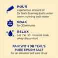 thumbnail image 3 of Foaming Bath Dr. Teal's con sal pura de Epsom, 1 litro, bálsamo de limón prebiótico, 3 of 9