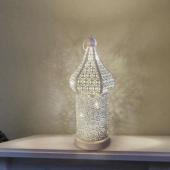 Retro Style Desk Lamp Bedside Wall Hanging Props Landscape Moroccan Lantern Light Fairy Lights for Wedding Party Events - S