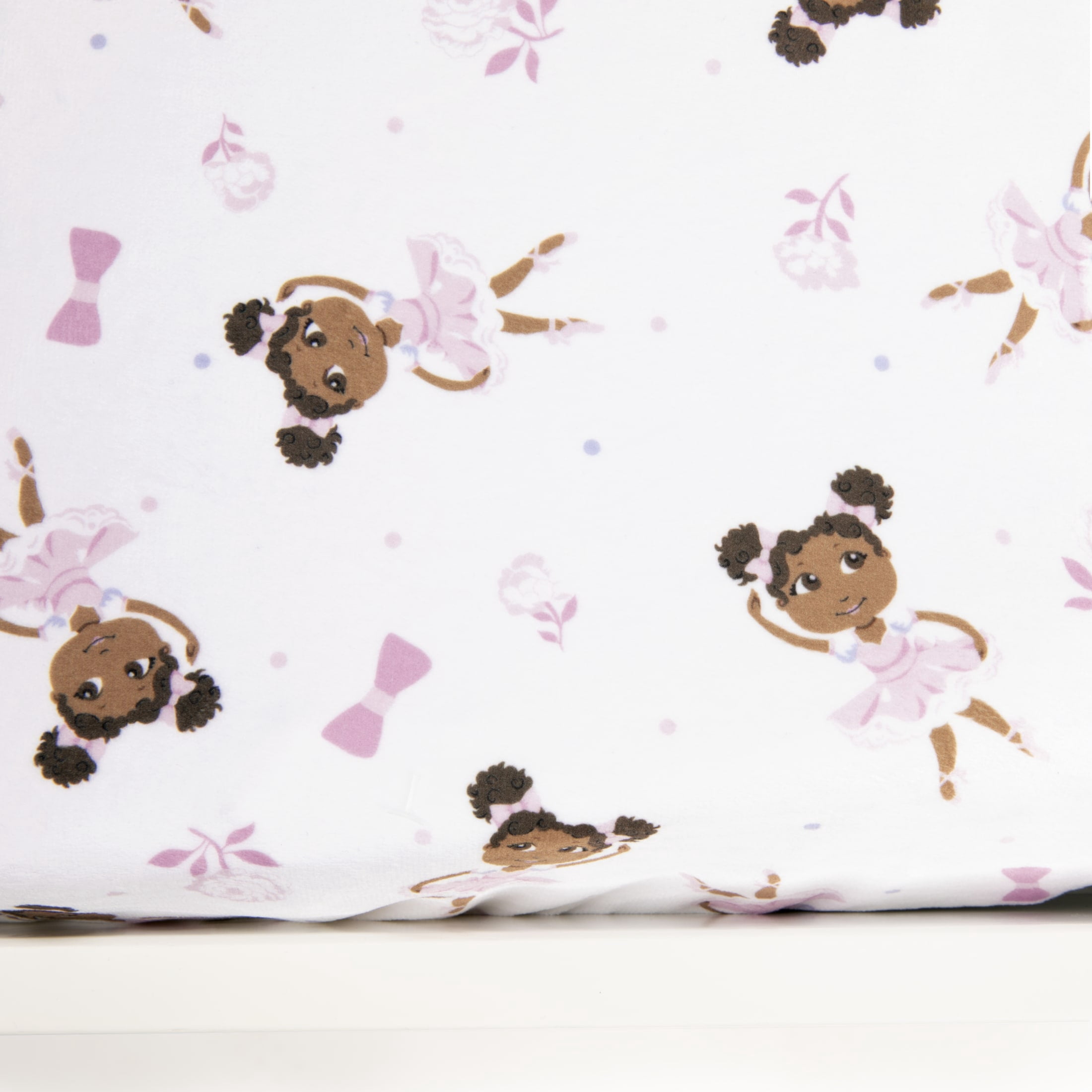 Little Muffincakes Boutique Extra Soft Changing Pad Cover Pink Ballerina Standard Size 1 Pack (Zhara), Infant, Unisex