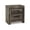Gray, variant on Signature Design by Ashley Drystan Rustic Industrial 2 Drawer Nightstand with 2 Slim-Profile USB Charging Stations, Weatherworn Brown