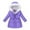 Purple, variant on Spazoro Kids Girls Jackets, Zipper Fall Winter Hooded Long Sleeve Warm Coats for Child Girls Boys Multicolor Size 9 T