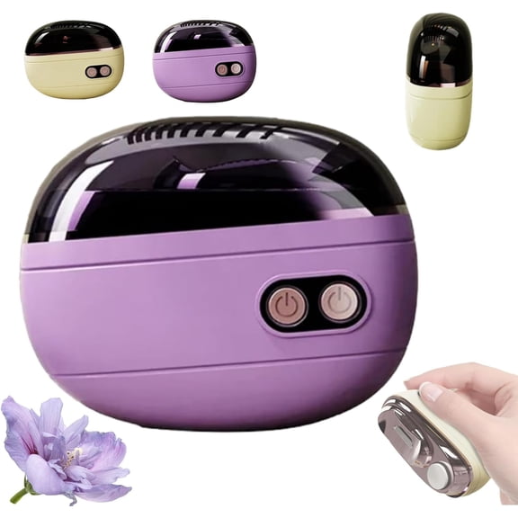 Dallaswind Nail Trimmer, 2-in-1 Electric Nail Clipper & Smoother, Electric Nail Clipper and Polisher, Automatic Nail Clipper, with LED Light, Anti-Pinch Design, Nail Grinder for Adults Seniors