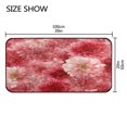 thumbnail image 4 of 39x20 Inch Non-Slip Floor Mat Hallway Runner Rug Entrance Floor Mat Runner for Kitchen and Living Room Red Watercolor Flowers, 4 of 8