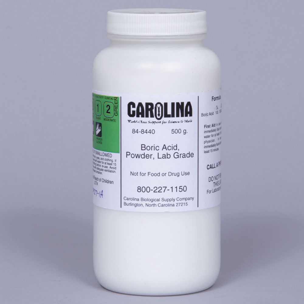 Boric Acid, Laboratory Grade, 500 G