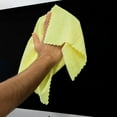 thumbnail image 4 of SmartRagsXL Microfiber 45 Gram Cleaning Cloths, 16x16 Yellow (1 Box of 50 Cloths), 4 of 4