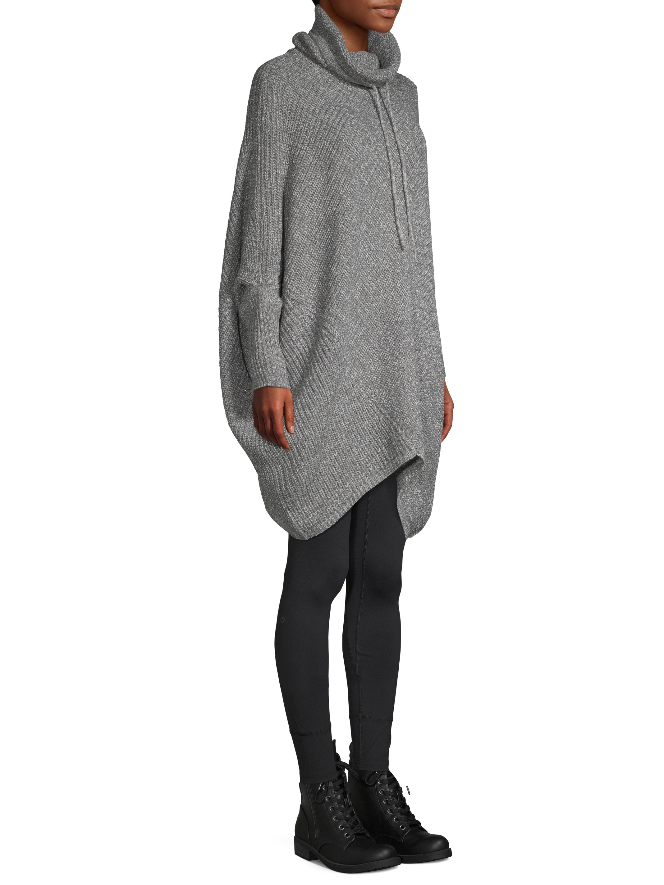poncho sweater with sleeves