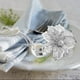 thumbnail image 4 of Juego de 12 servilleteros de aleación con servilleteros de flores ahuecados para bodas, fiestas, banquetes, cenas de Navidad, delicadas hebillas para servilletas, 4 of 4