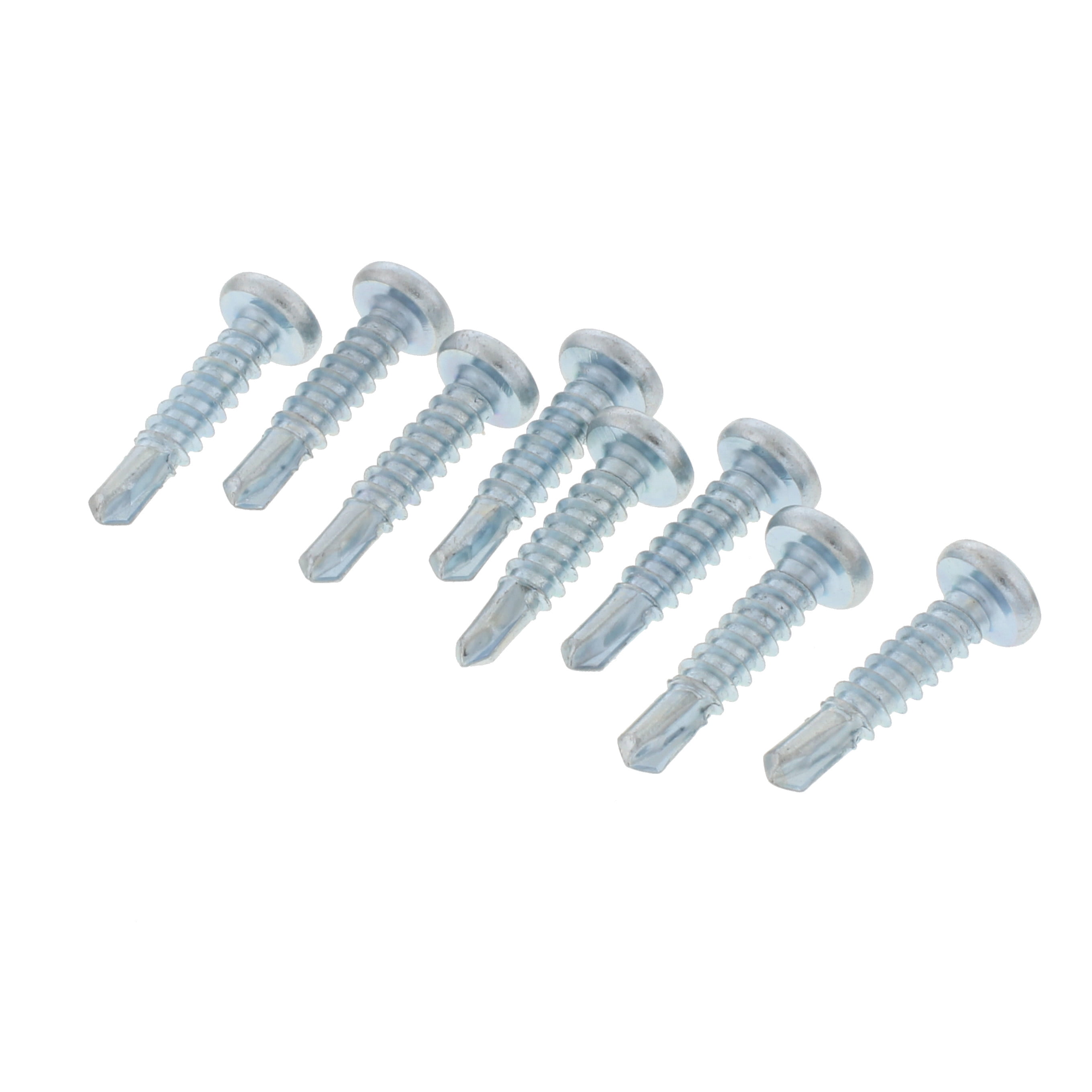 Bulldog Hardware #8 x 3/4 in. Self-Drilling Phillips Pan Head Sheet Metal Screw, Zinc Plated (8 Pack)
