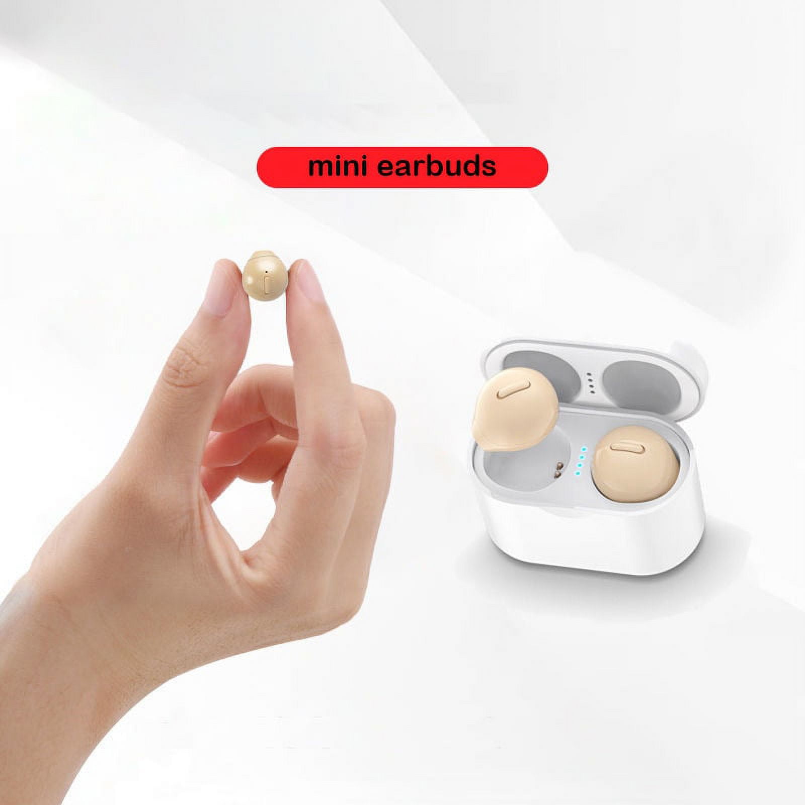 Invisible Mini Earbuds Bluetooth Earphones Hidden TWS Wireless Headphones With Mic Long Standby Type C Earpiece Dropshipping