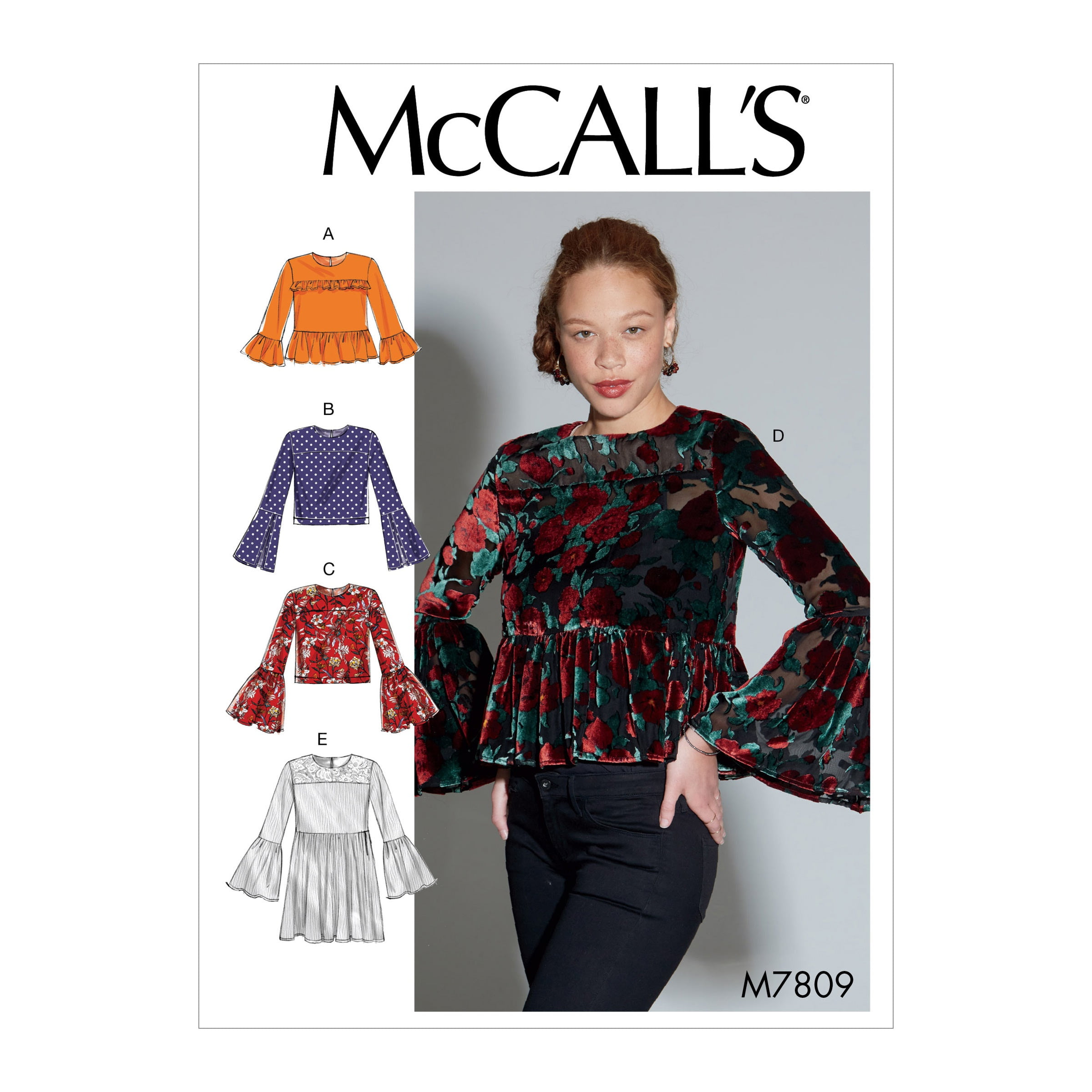 McCall's Sewing Pattern Misses' Tops1416182022