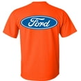 thumbnail image 3 of Fair Game Ford Oval Logo T-Shirt F&B, ford graphic tee-Orange-M, 3 of 6