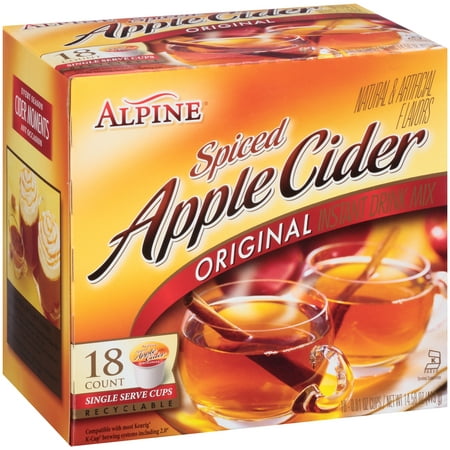 Alpine Drink Mix, Spiced Apple Cider, .81 Oz, 18 Packets Serve (Best Mix Of Apples For Cider)
