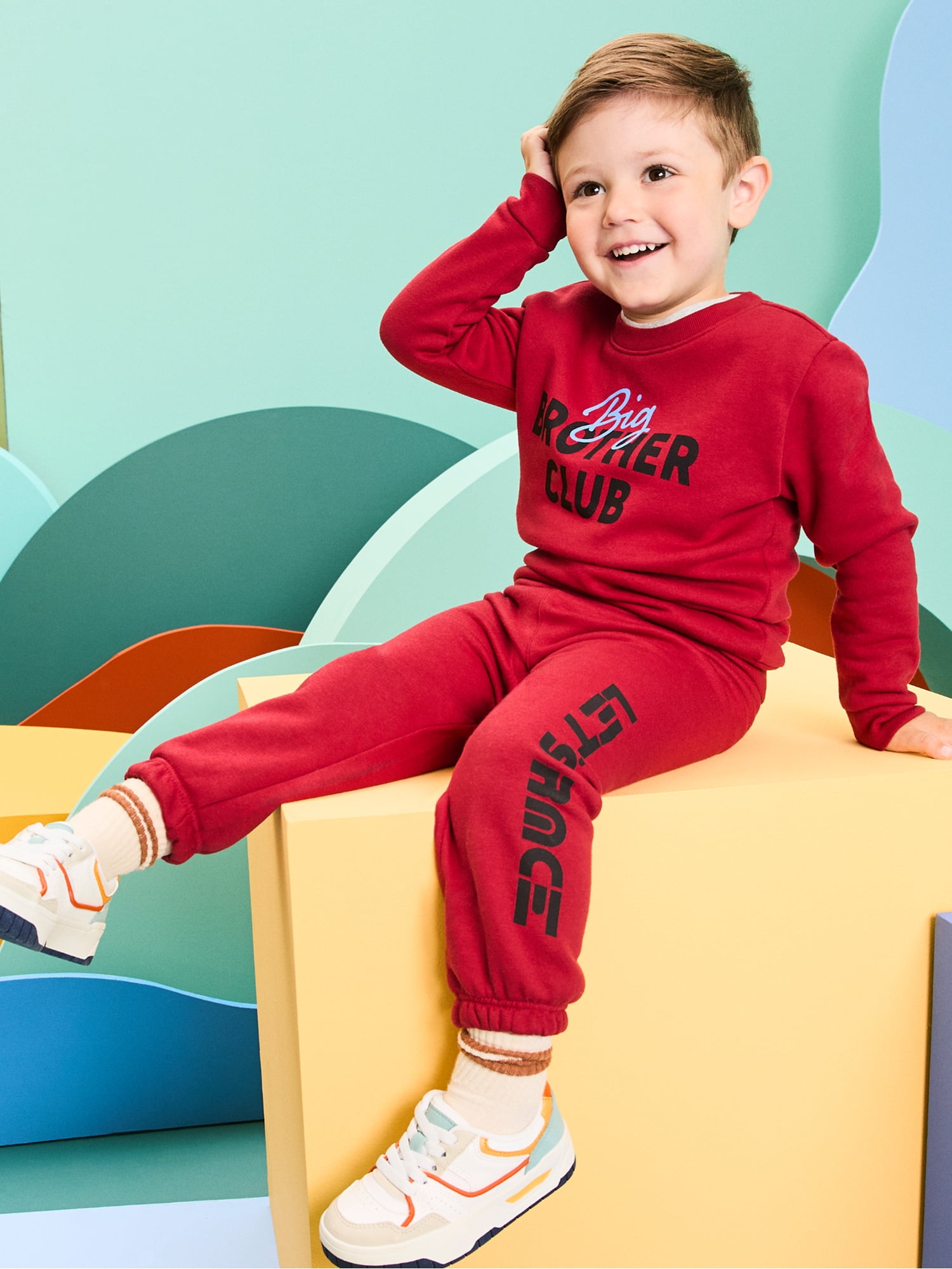 Garanimals Baby & Toddler Boys Fleece Sweatpants, Sizes 0-6T
