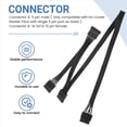 thumbnail image 5 of NEW 5 Pin To 3 Hard Drive HDD Power Cable Only for V550 V650 V750 V850 V1000 Modular Supply, 5 of 9