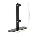 thumbnail image 2 of SHINYPASING 2Pcs Black Stainless Steel Pegboard Table Mount Brackets for Strong Stability, 2 of 7