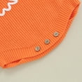 thumbnail image 7 of Okbabeha Toddler Baby Girl Boy Halloween Sweater/Romper Knit Chunky Ghost Sweaters Oversized Onesie Cute Winter Clothes, 7 of 7