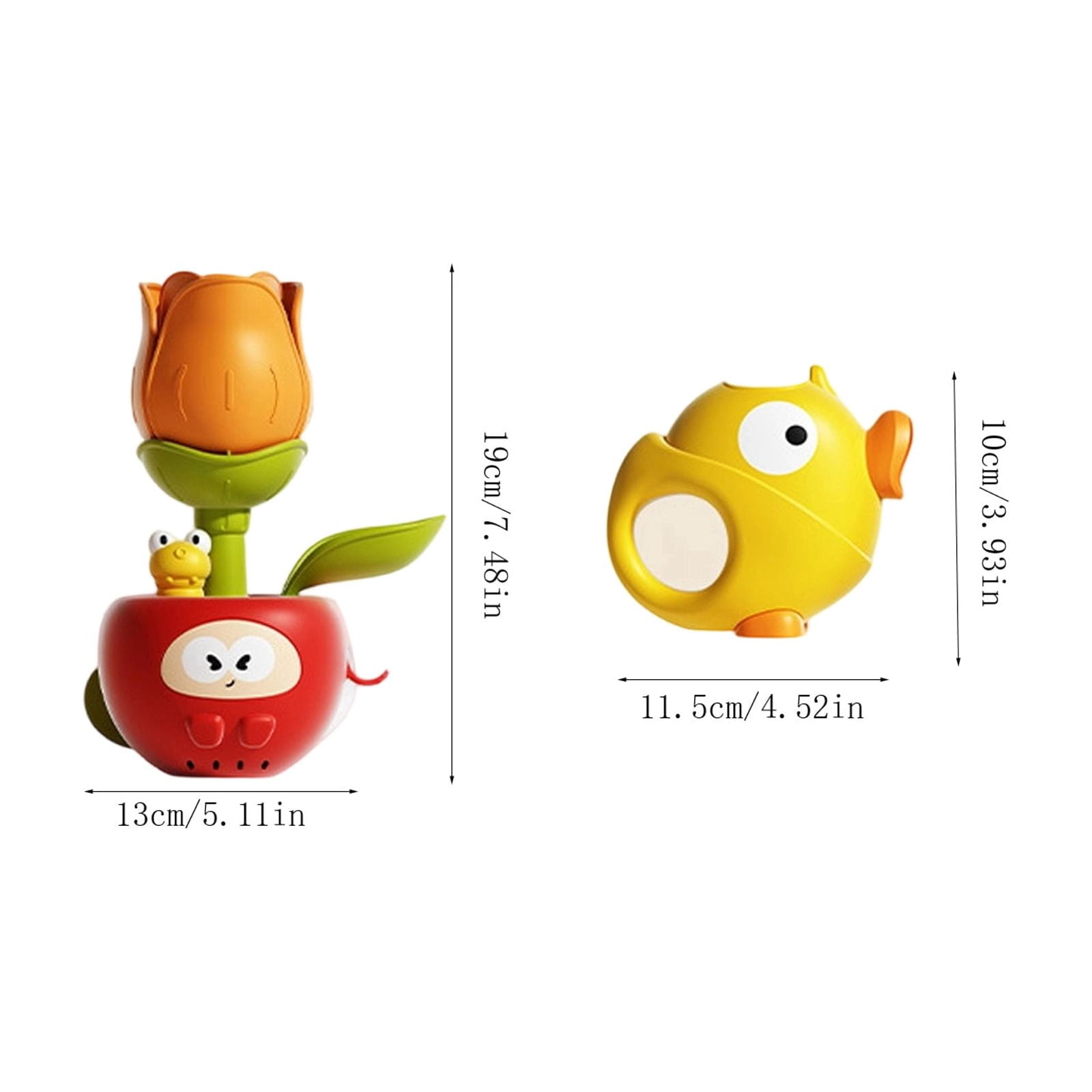 Blooming Flower Suction Wall Shower Sprinkler Kids Bath Toy, Toddler Shower Time Distraction Interactive Water Table Play, Non Toxic BPA Free Smooth Sensory Games For Baby Boys Girls
